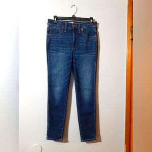 Madewell Jeans 10in Highruse Skinny Women 28P Blue Casual Coastle